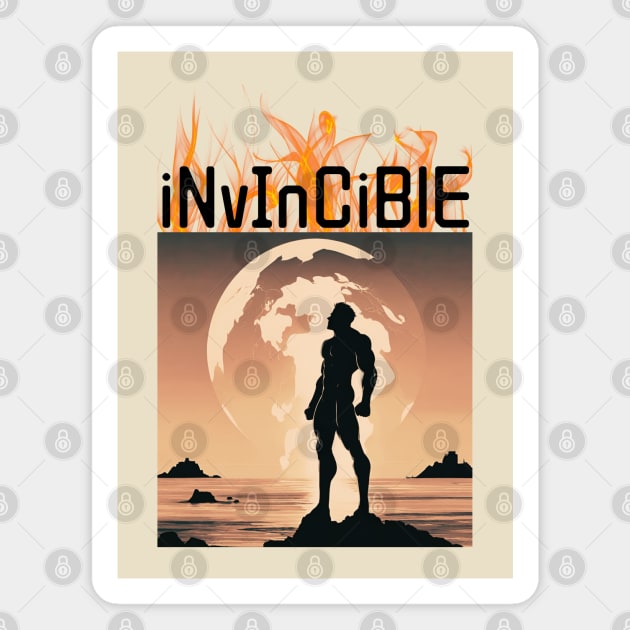 invincible silhouette Magnet by murshid